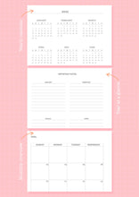 Load image into Gallery viewer, Pink Daisy Planner
