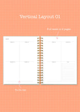 Load image into Gallery viewer, Pink Daisy Planner
